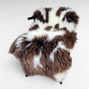 Extra Large Soft Spotted Genuine Holland Sheepskin  51" x 29"